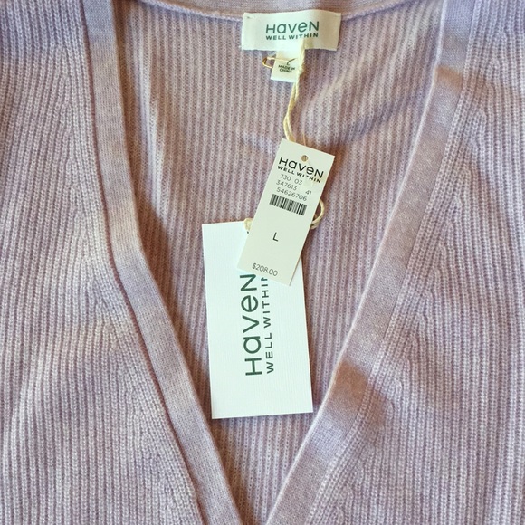 Talbots Haven Well Within Cashmere Ribbed Wrap - Picture 7 of 9